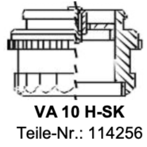 Ventiladapter VA10H-SK