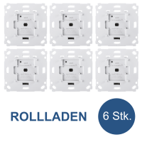 Homematic IP Rollladenaktor fr Markenschalter, 6er Pack