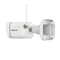 Foscam V5P 5 MP Dual-Band WLAN berwachungskamera mit integriertem Scheinwerfer und einer Alarmsirene (wei)