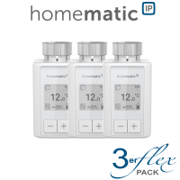 3er Set Homematic IP Smart Home Heizkrperthermostat flex HmIP-eTRV-F