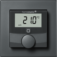 3er Set - Homematic IP Wandthermostat, anthrazit - HmIP-WTH-A - 159820A0