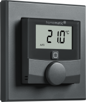 6er Set - Homematic IP Wandthermostat, anthrazit - HmIP-WTH-A - 159820A0